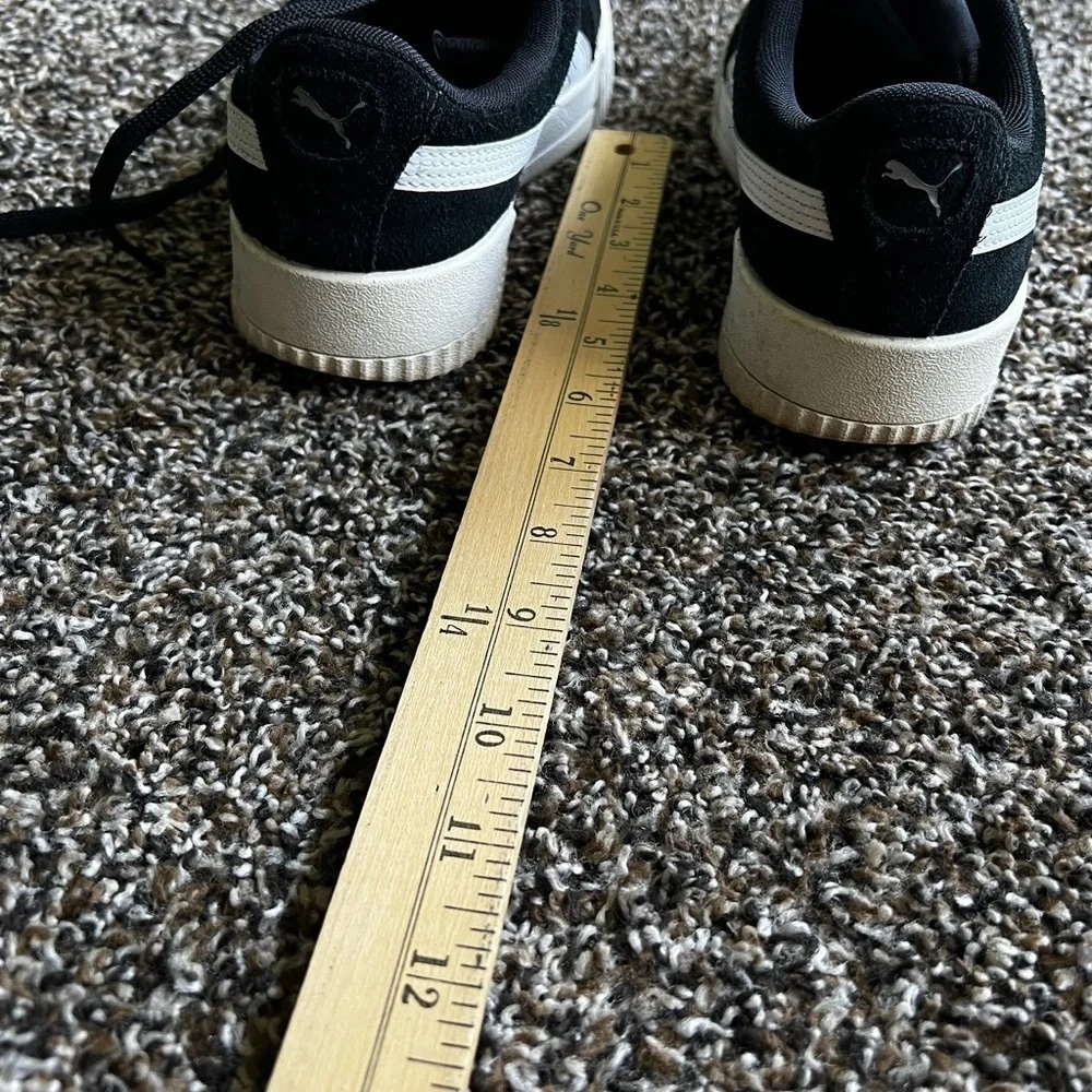 Puma Classic Black Suede Sneakers